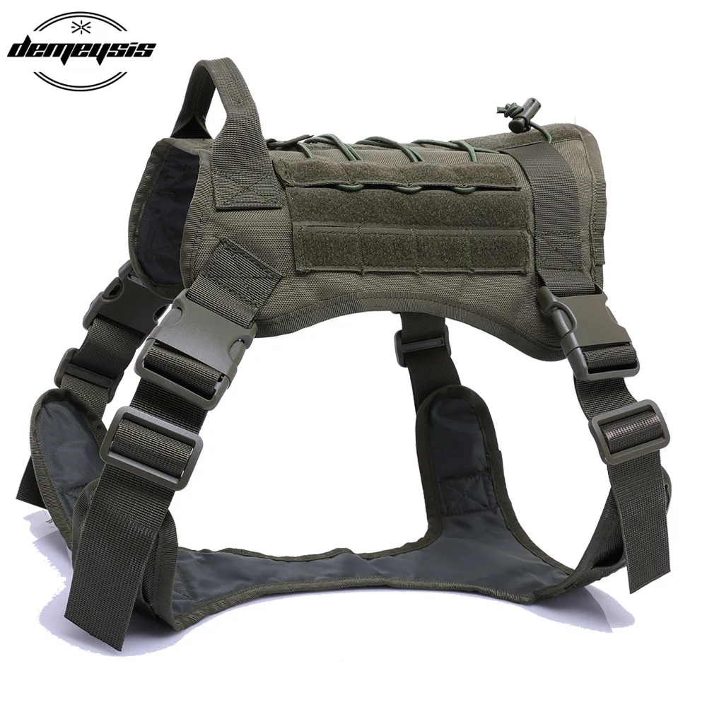 Военный тактический жилет для собак модульный охоты с карманами сумка-переноска