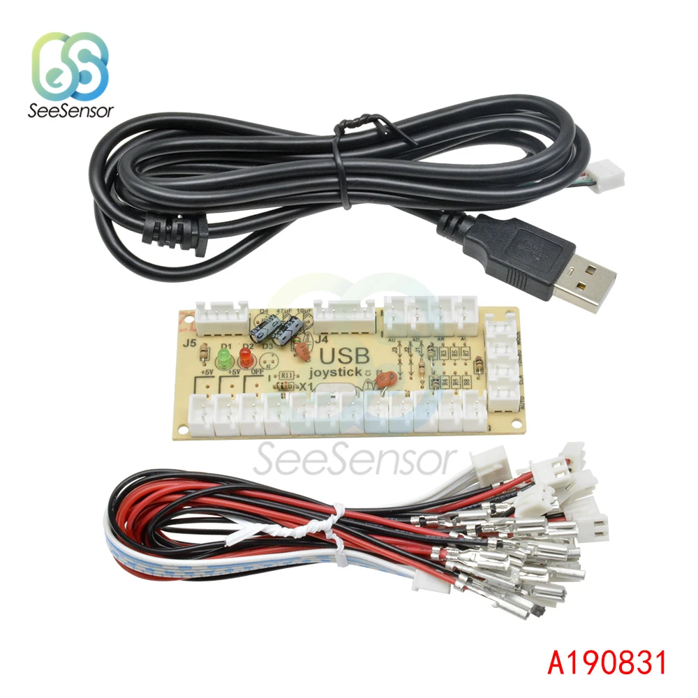 USB кодировщик для ПК с нулевой задержкой джойстика MAME и аркадных файтингов панель