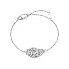 Женские регулируемые браслеты из серебра 925 пробы, Изящные Ювелирные украшения, подарок 2022