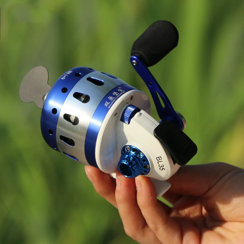 

High Quality L35 Metal Pisces Fortress B Reel Inner Wheel Closed Round Compound Bow With Fishing Reel Fishing Shooting Slingshot
