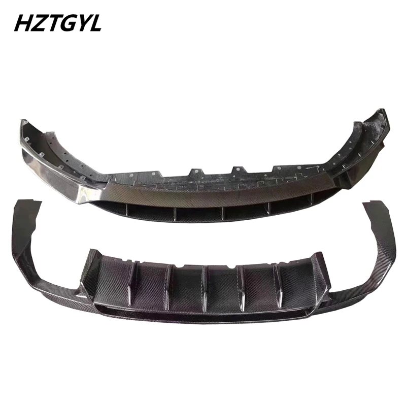 Комплект LE Style из углеродного волокна для кузова автомобиля передний бампер губа