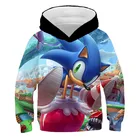 Модная звуковая Осенняя Женская толстовка с длинным рукавом и круглым вырезом, супер звуковой принт для мальчиков, Детские повседневные топы с мультяшным рисунком, одежда для девочек