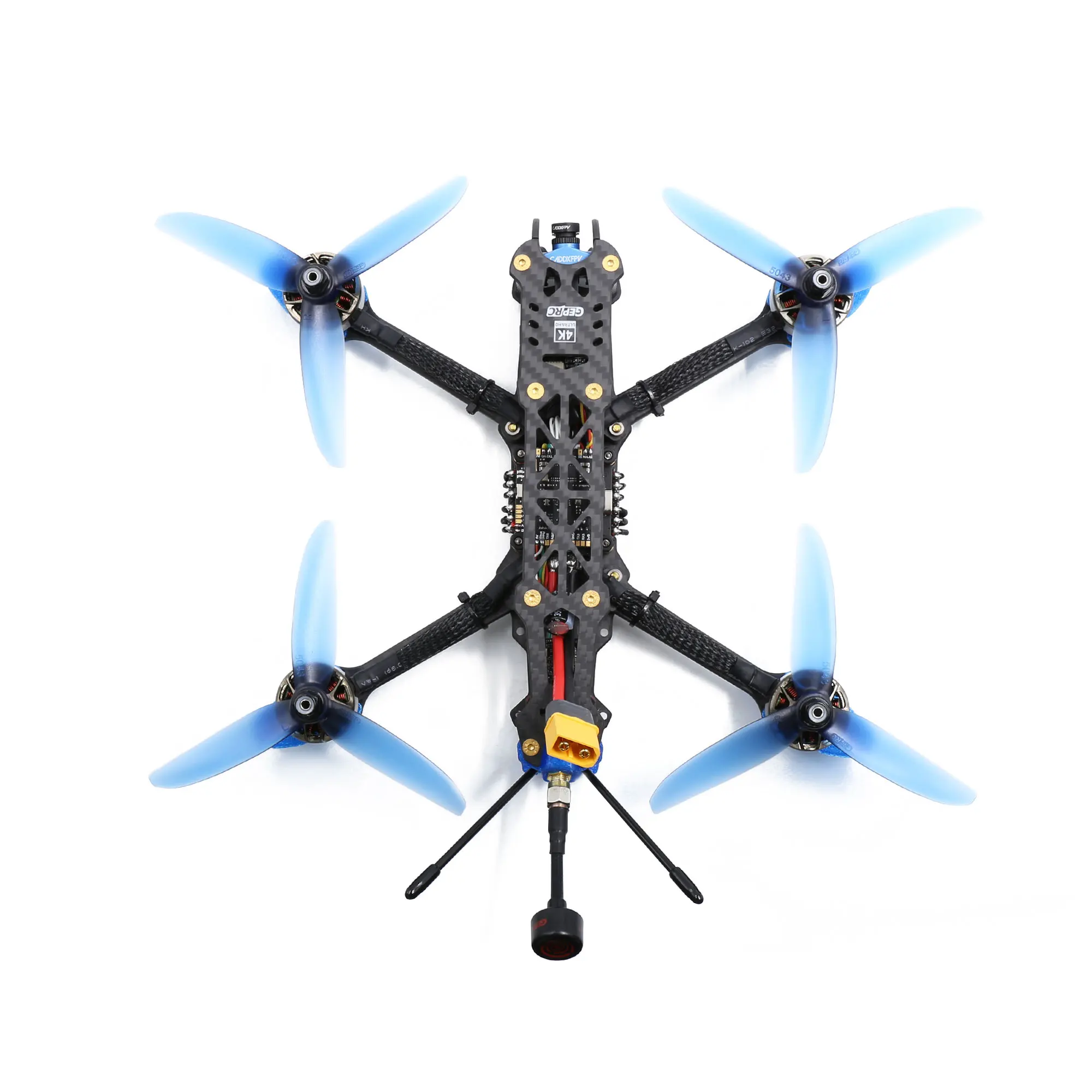 GEPRC Mark4 4K V2 SPAN-F722-VTX BLheli_32 50A Caddx TARSIER GR2306.5 2450KV/1850KV 4S/6S 5 дюймов с видом от первого лица