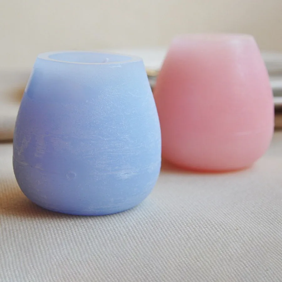 2 шт. синий романтический подарок поддельные свечи бездымные Свадебные в виде