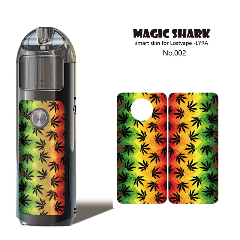 Волшебная Акула новинка 2019 флаг США Череп лист на капле ПВХ стерео футляр для