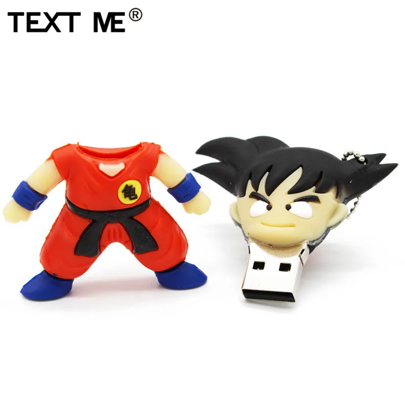 Usb флеш накопитель текстовый ME с мультяшным драконом Гоку 4 ГБ 8 16 32 64 ГБ|USB