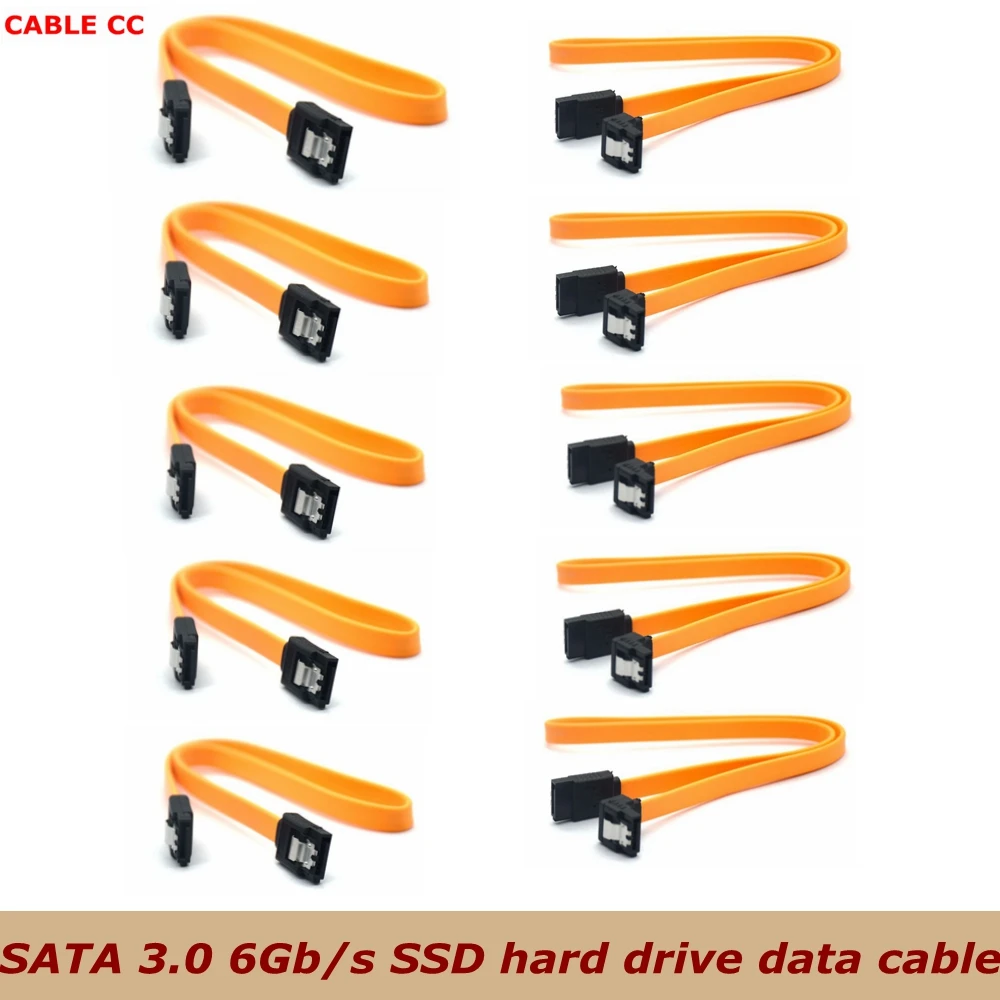 Кабель и коннектор для компьютера Ecosin2 5 шт. 45 см SATA 3 0 III SATA3 6 дюймов SSD жесткий диск
