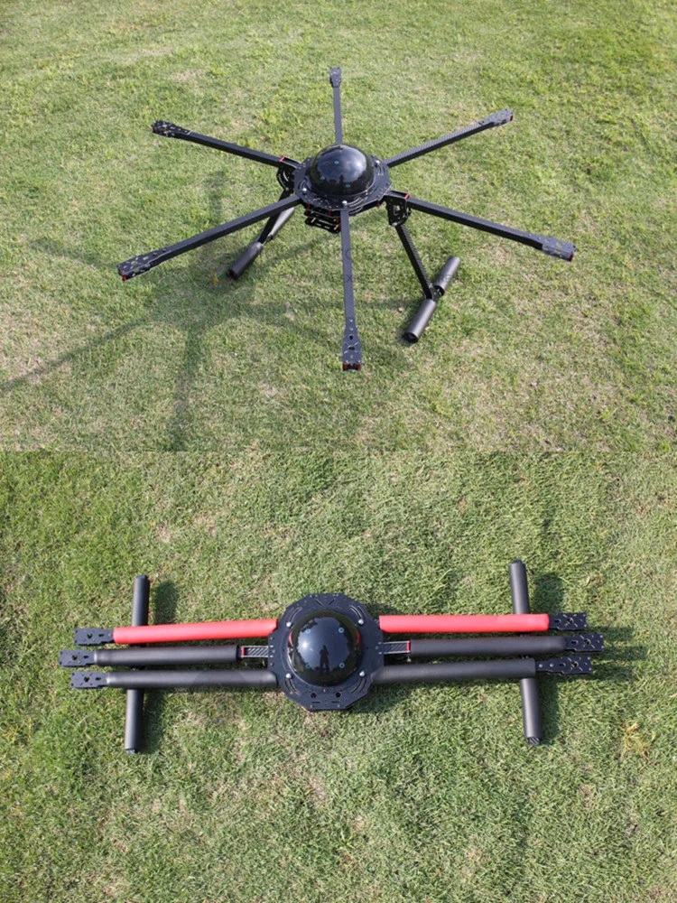 DIY S830 830 мм гексакоптер складная рама комплект с шасси для FPV летательных