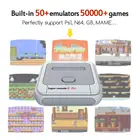 Ретро Wi-Fi супер консоль X Pro 4K HD ТВ видео игровые консоли для PS1PSPN64DC с 50000 + игр с 2,4G беспроводными контроллерами