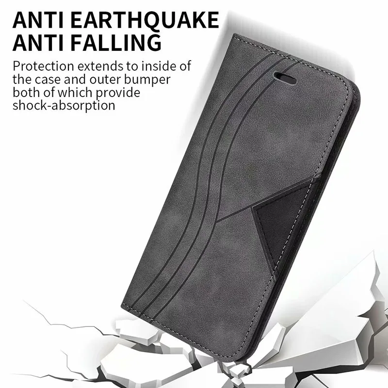 

Magnetic Splice Leather Flip Wallet Cover Mobile Phone Bag For Huawei P20 P30 P40 Pro P20 P30 P40 Lite Mate 20 30 Pro Nova 4E