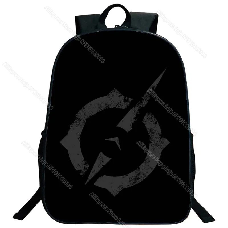 

16 дюймов Outriders рюкзак детские школьные сумки с рисунком аниме рюкзак унисекс дорожная сумка распылитель ранцевого типа для мальчиков и дево...