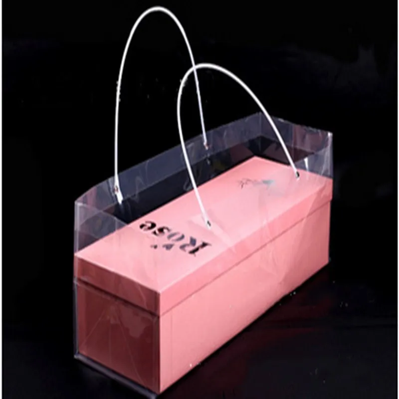 2019 новая распродажа Подарочная сумка для растений Прозрачная ПВХ сумка-тоут с