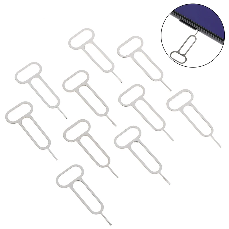 

Latest 10 Pcs Universal Sim Card Tray Pin Ejecting Removal Needle Opener Ejector For Universal Phone Sim Card