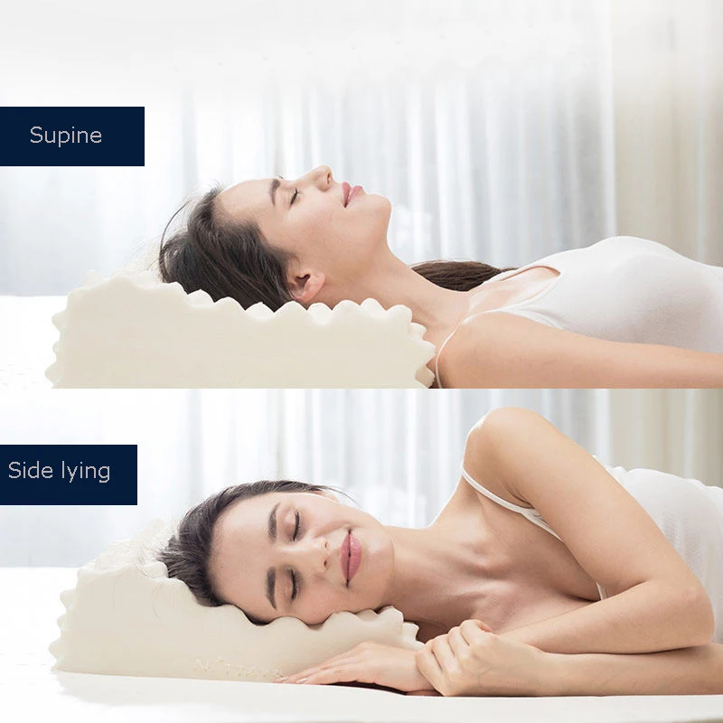 Таиланд чистая натуральная латексная подушка для коррекции шеи Защита позвонков