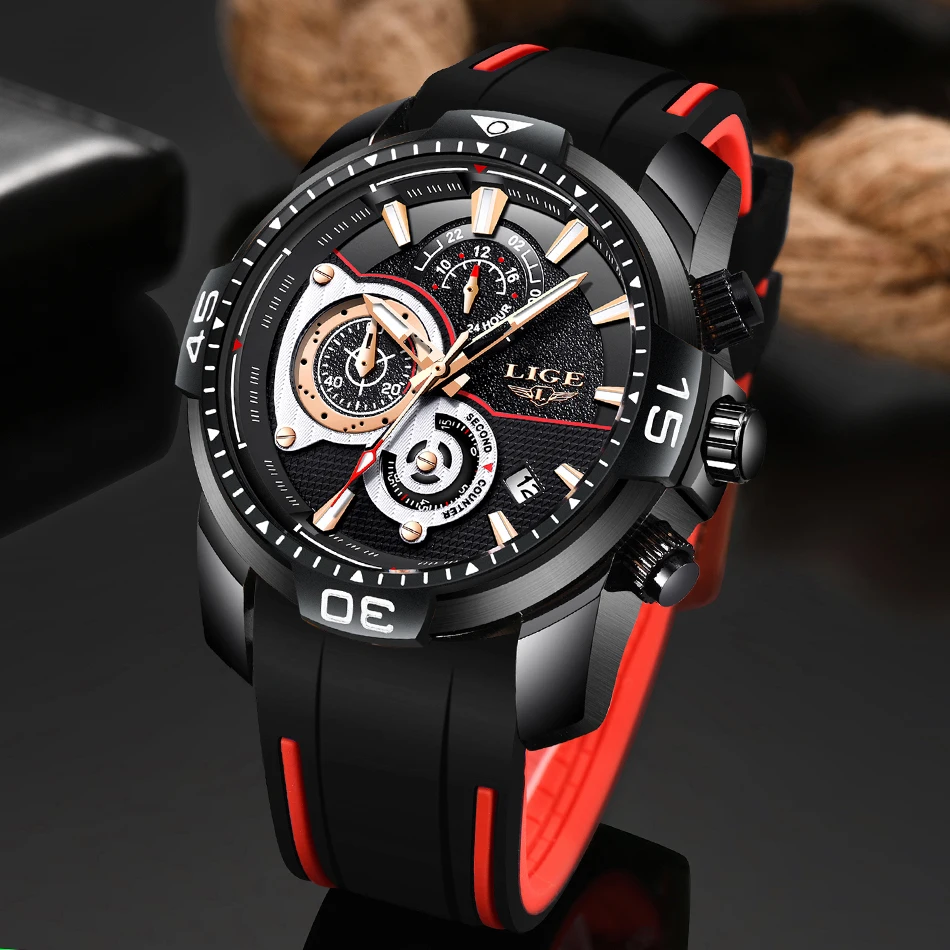 Reloj Hombre мужские часы Топ бренд Роскошные военные спортивные водонепроницаемые