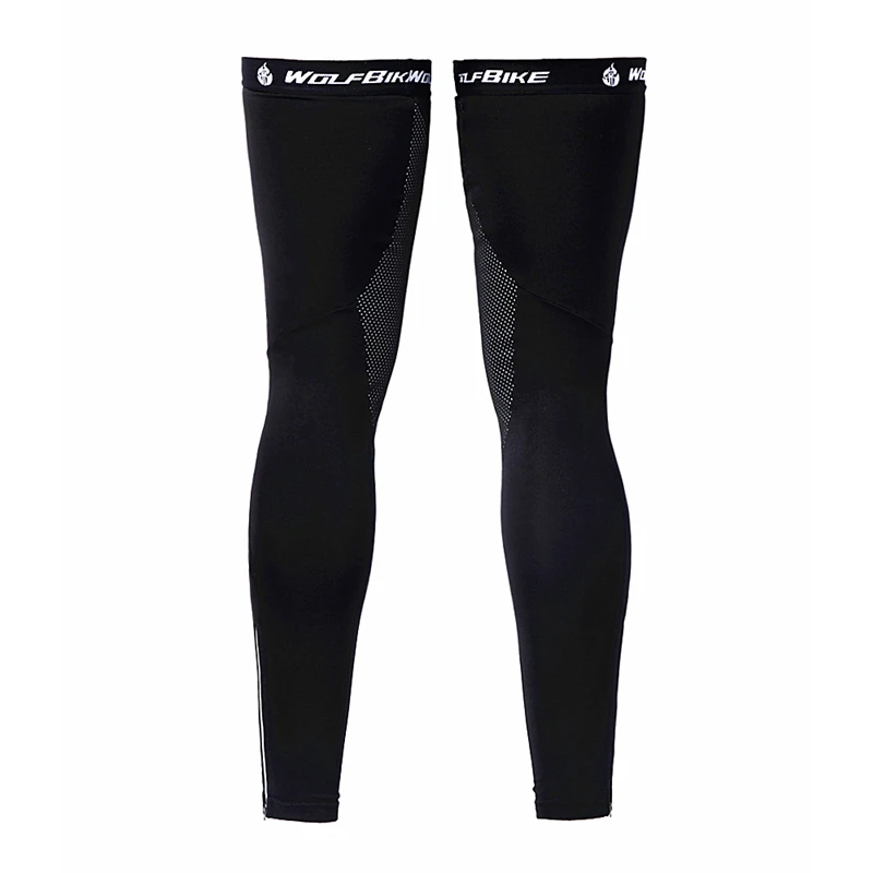 Зимние велосипедные гетры теплые флисовые противоскользящие колготки для