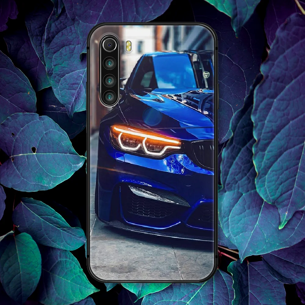 

BMW Sport Luxury Cool Car Phone Case For Xiaomi Redmi Note 7 8 8T 9 9S 4X 7 7A 9A K30 Pro Ultra black Etui Luxury Shell 3D Back