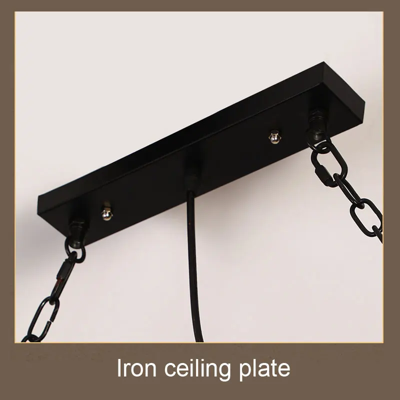 Lámpara colgante con múltiples cabezales, luz de viento Industrial, para tienda de ropa, sala de estar, Bar, cafetería, creativa, candelabro, estilo Retro americano