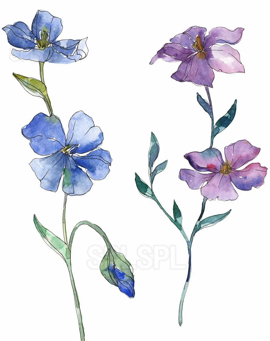 

Diy Diamond Painting Blue Purple Flowers Watercolor Painting Ancient Style Comic Beauty Bedroom with Palaces Lantern Poster