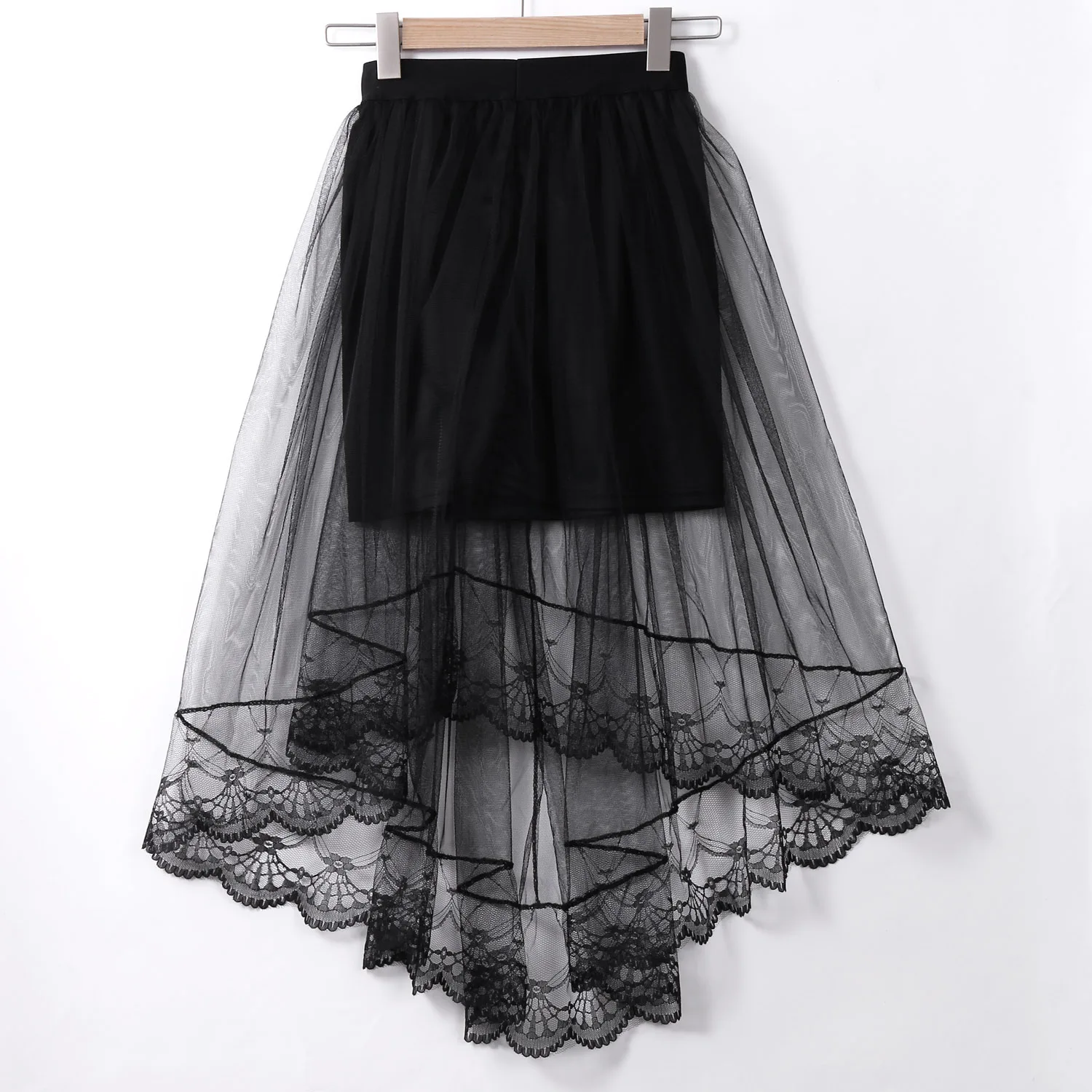 

Fashion Women's High Waisted Lace Floral Crochet Tutu Skirts Skater Swing Pleated Summer Sundress Skirt Clothes
