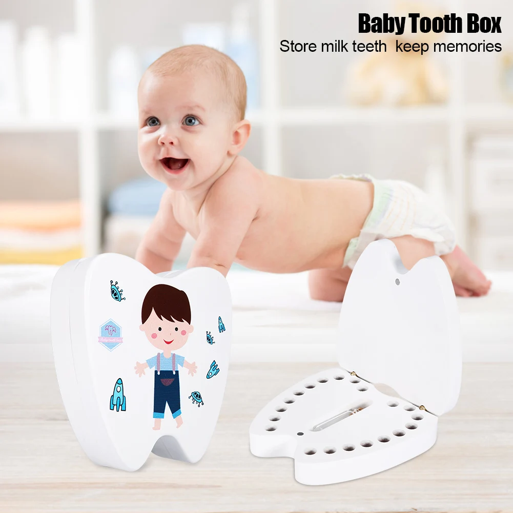 Коробка для выпавших детских зубов сохранить молочные зубы деревянная коробка