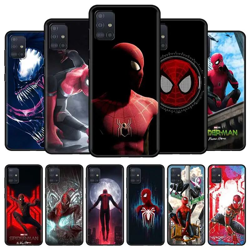 

Super Hero Spider Man Cell Phone Case for Samsung A12 A51 A52 A71 A21s A32 5G A31 A02s A72 A41 A11 A22 A02 A01 A42 A03 Cover