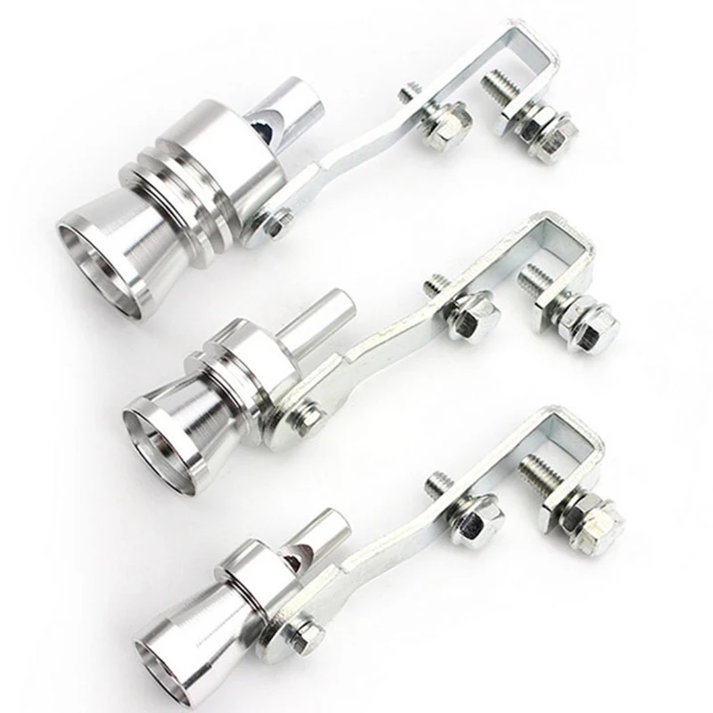 Автомобиль турбо свисток Серебряный Универсальный фитинг для всех модели