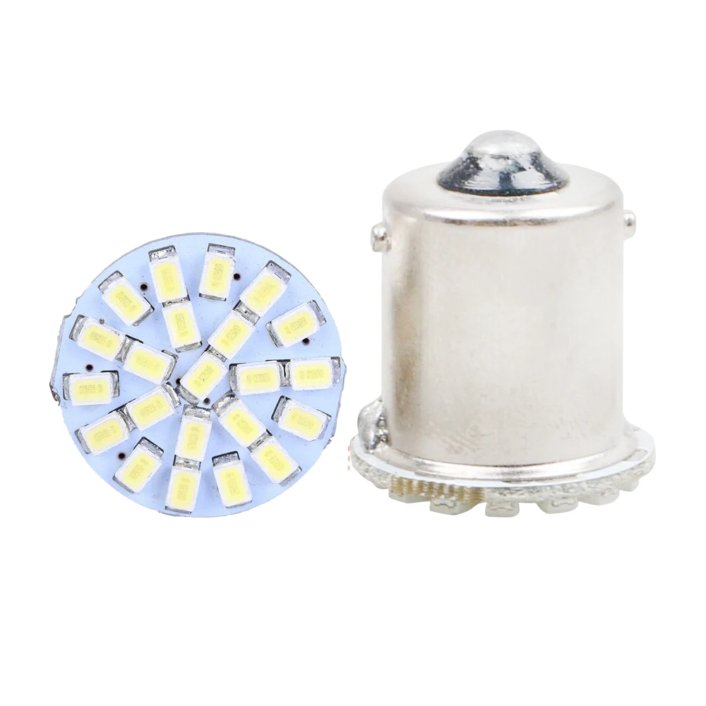 4 шт. 12 В 1156 1157 22SMD P21W BA15S P21/5 Вт BAY15D Светодиодные фонари заднего света | Автомобили и