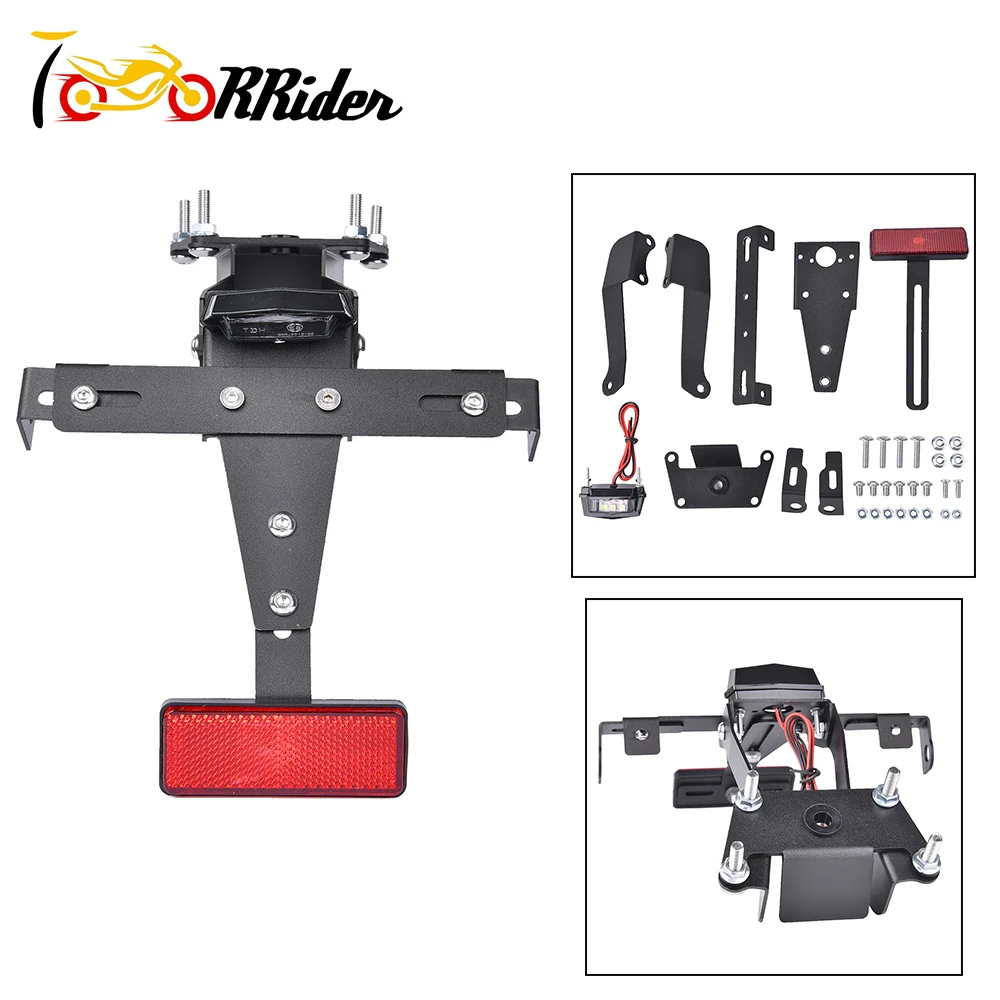 Мотоцикл Регулируемый угол номерной знак рамка держатель кронштейн для YAMAHA MT 10