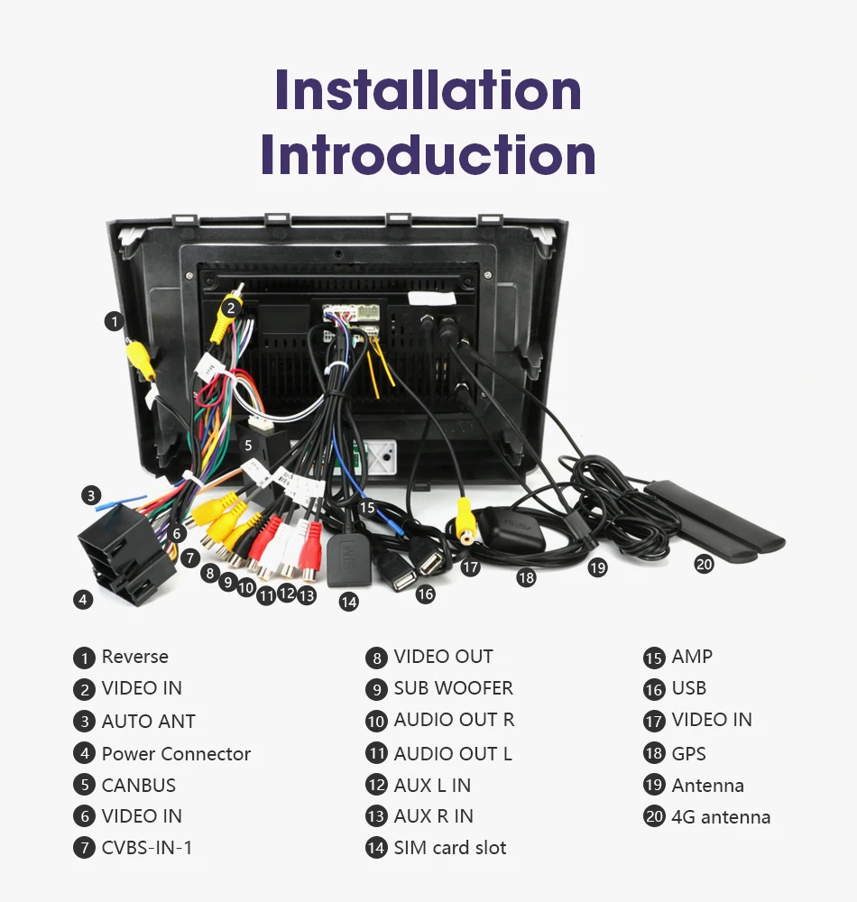 

Develuck 10" Car Radio For GREAT WALL Haval H6 2016-2018 4G ENT WIFI Android 9.0 2 Din Multimedia Video Stereo Floating Player