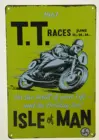Мотоцикл Race 1961 TT T.T. Винтажные металлические жестяные знаки Manx GP с изображением острова Мэн, деревенский постер, Настенный декор