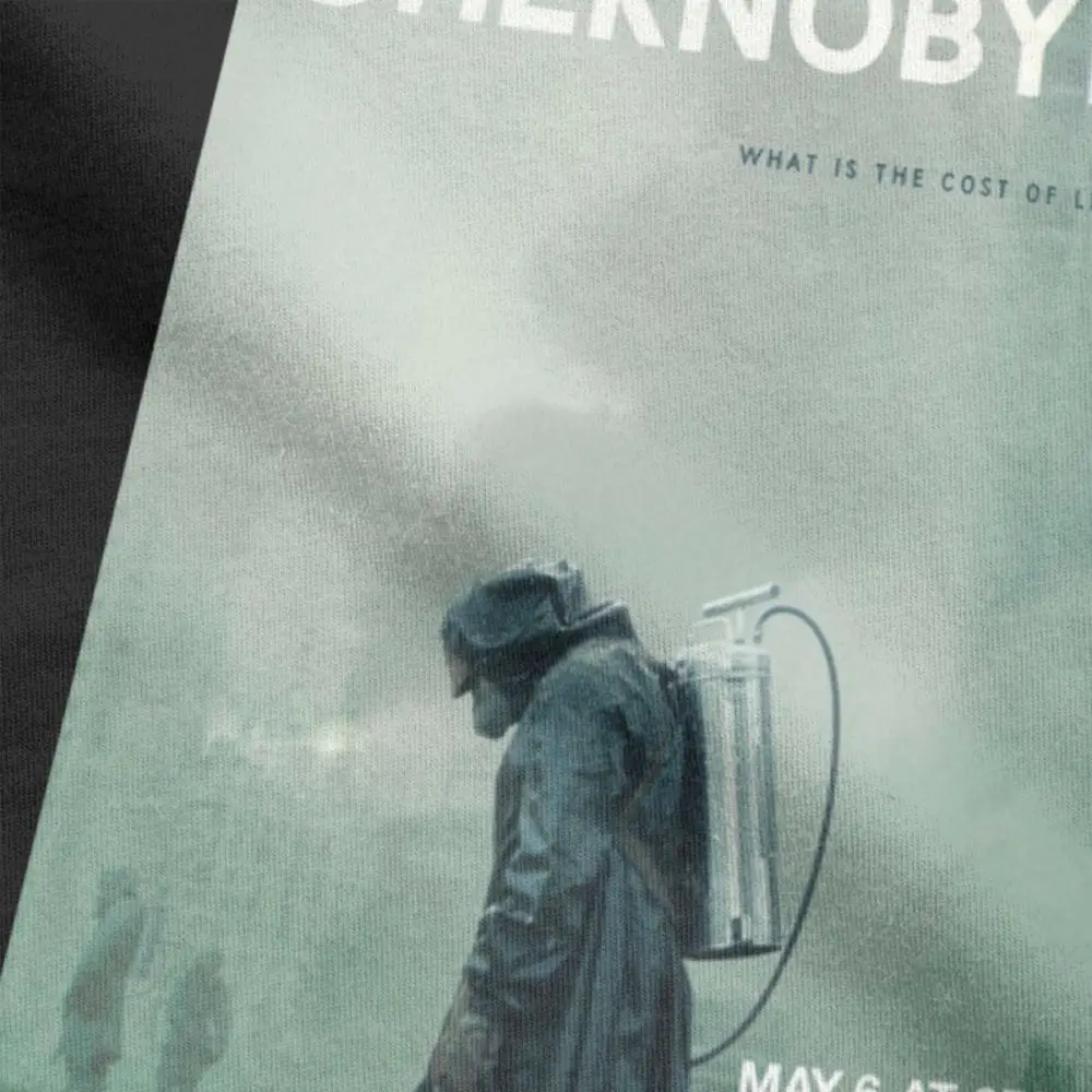 Чернобыльская Мужская футболка 100% хлопок Винтажная Украина СССР Беларусь ТВ-шоу