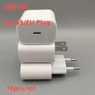 10 шт., адаптер для быстрой зарядки iPhone 12 11 Pro XS Max QC3.0 PD