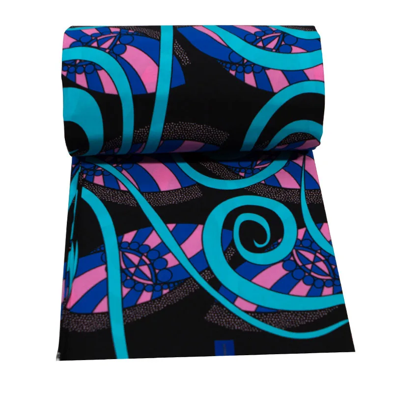 Африканская ткань 2019 последнее поступление 100% хлопок красочный принт настоящий
