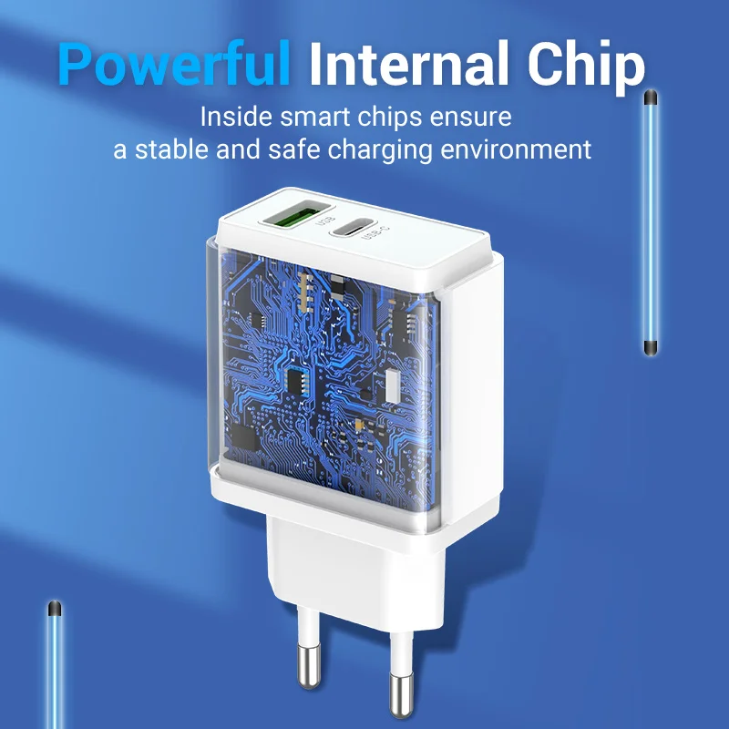 vention 38w fast usb charger usb type c pd fast charging for iphone 12 usb charger with quick charge qc 3 0 mobile phone charger free global shipping