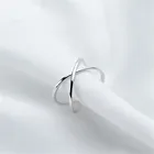 Роскошные брендовые серебряные кольца с крестом для девушек, простой дизайн, регулируемое трехмерное кольцо, ювелирные изделия для свадебной вечеринки A925