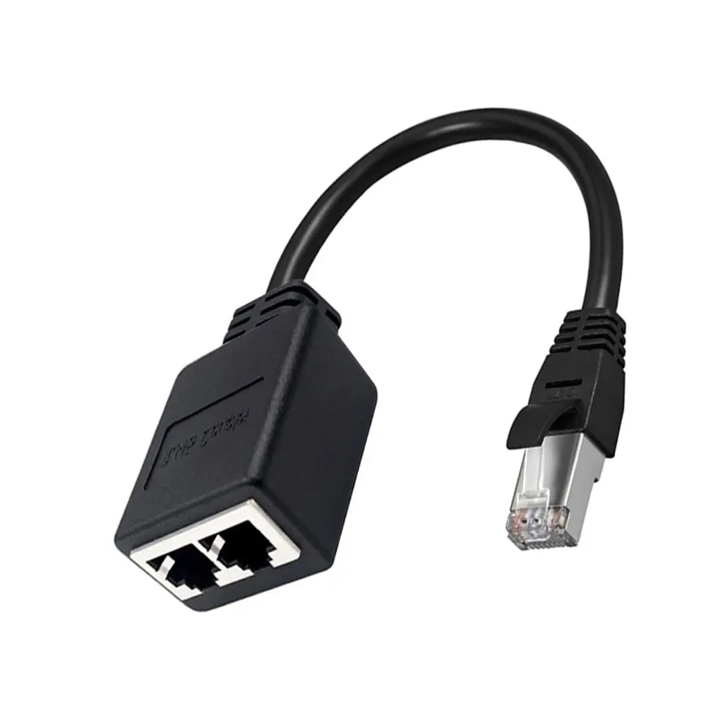 Сетевой кабельный сплиттер RJ45 для 7 типов 1 точка 2 Адаптер удлинитель CAT6/CAT5