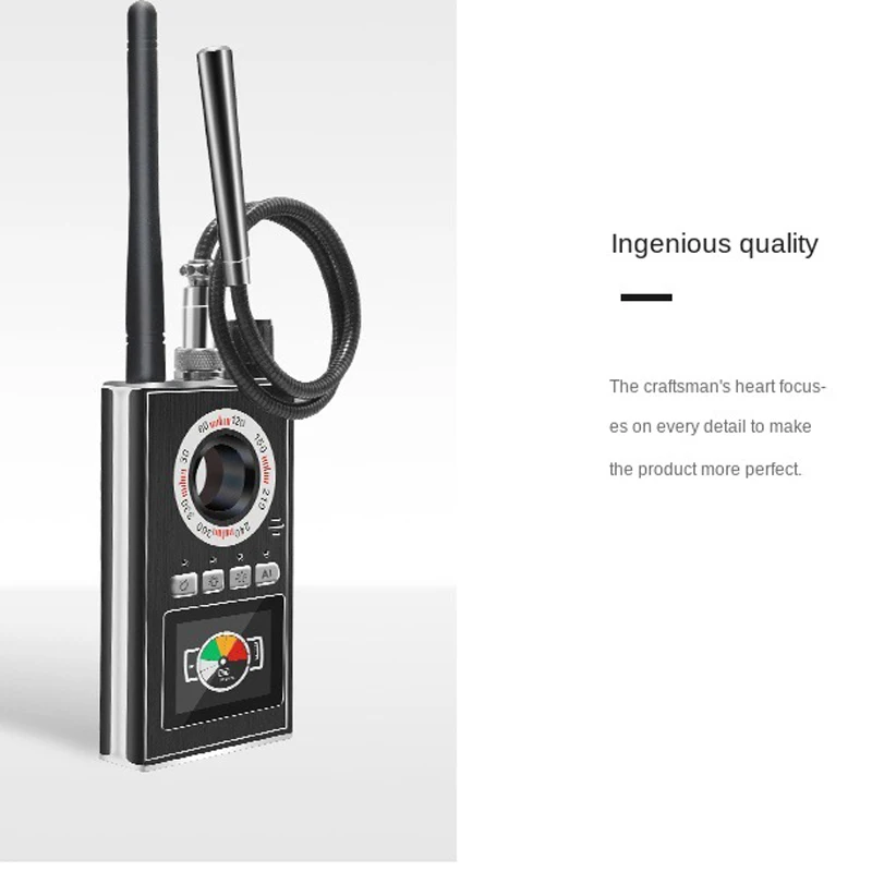 

Ymesy K88 Multi-function Anti-spy Detector Camera GSM Audio Bug Finder GPS Signal RF Tracker Detect Eavesdropper Protect Privacy