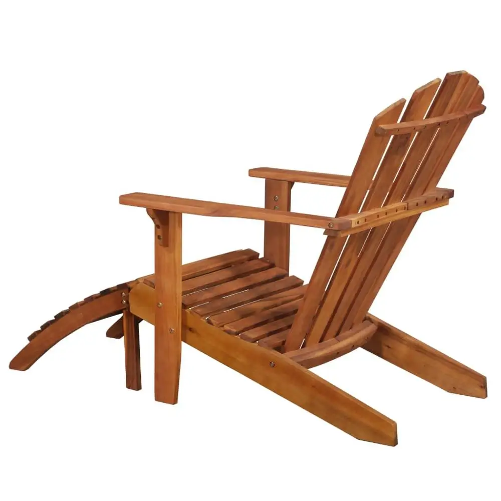 Садовый стул Adirondack с подставкой для ног шезлонг уличные садовые стулья балкона