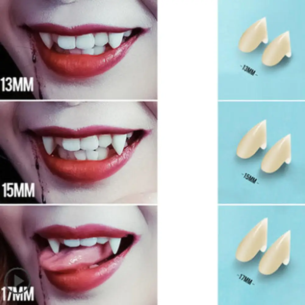 Вампир зубы клыки зубные протезы реквизит Хэллоуин костюм Вечерние Маски