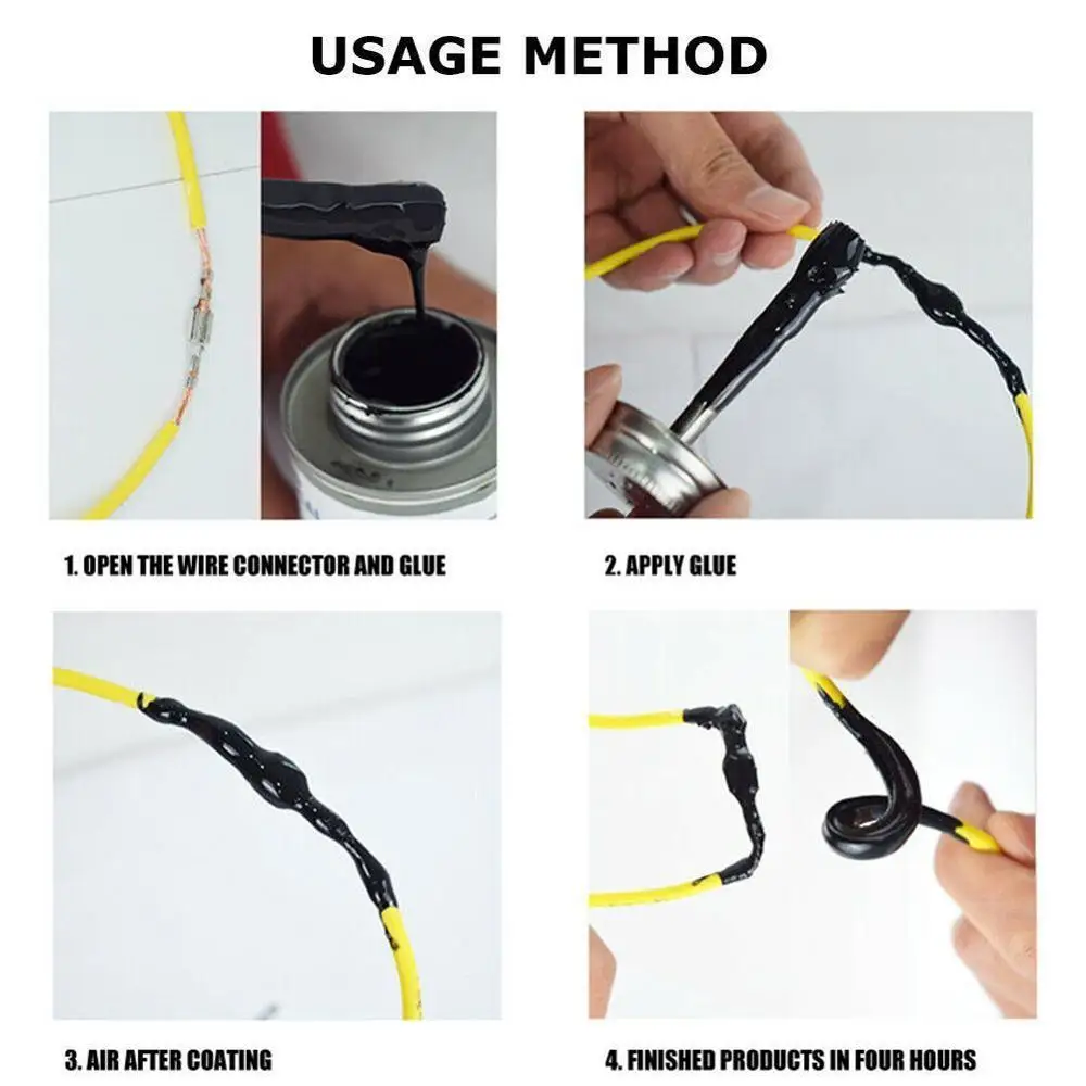 

Liquid Electrical Tape Tube Paste Waterproof Anti-UV Fast Dry