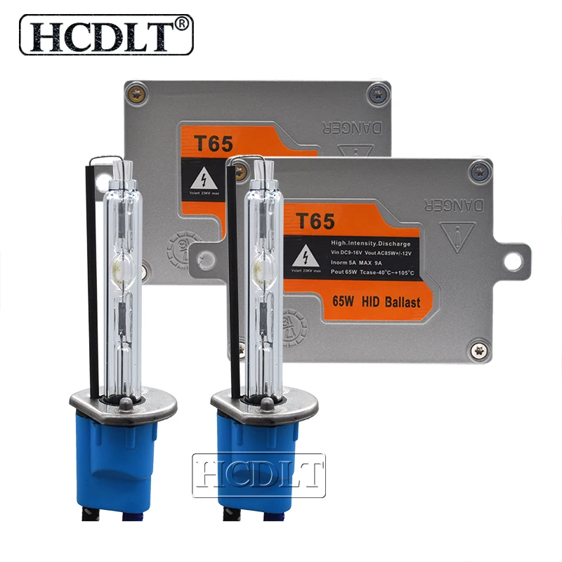 HCDLT AC 12V 65W ксенон HID комплект Автомобильная Лампа H1 H7 H11 9005 9006 D2H 5500K быстрая яркая