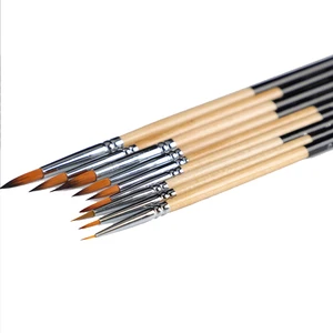 Кисть для рисования по нейлоновым волосам, длина гуашь акварель картина дюйма