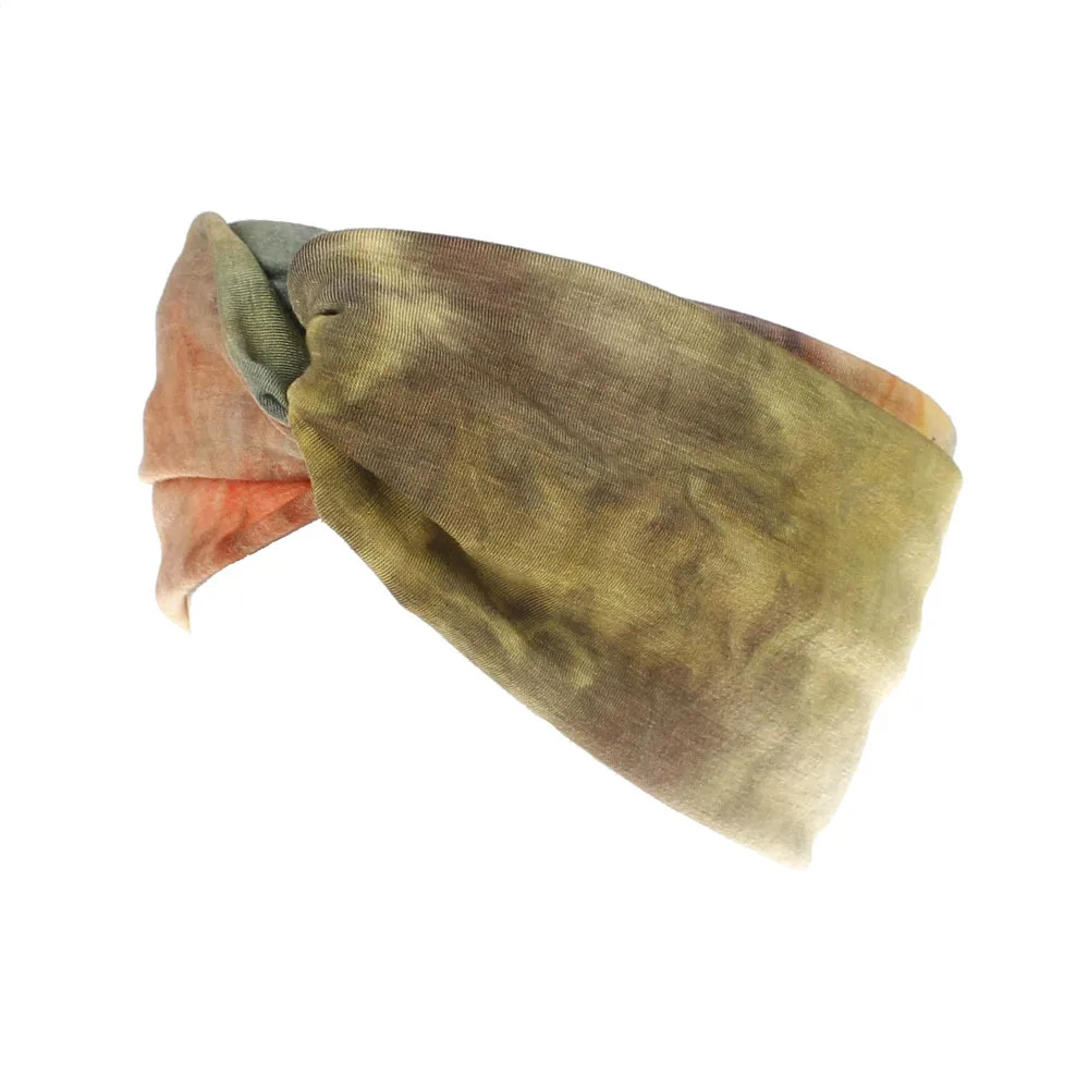 Женская повязка на голову эластичная с перекрещивающимся верхом мягкая