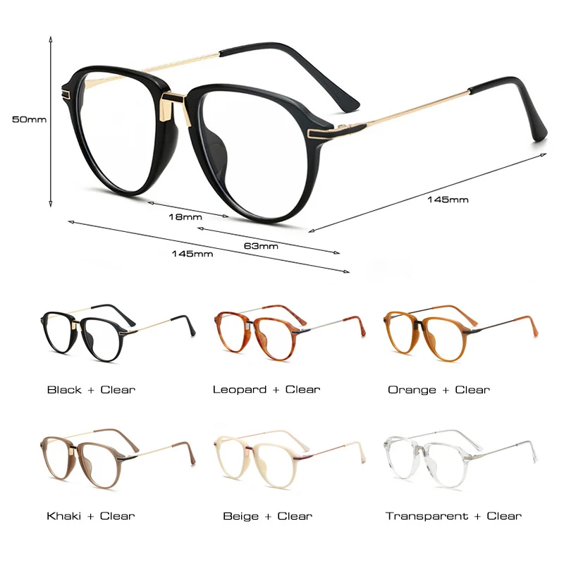 SHAUNA анти-синий светильник модные очки пилота оправа для женщин оптические мужчин