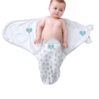 Пеленальное Одеяло для новорожденных, 100% хлопок, мягкое одеяло для 0-6 месяцев, пеленка, спальный мешок
