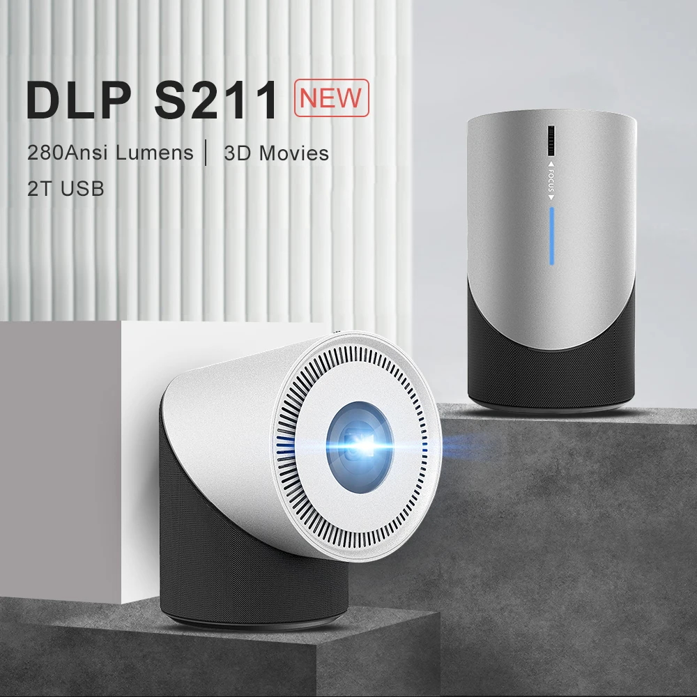 ThundeaL портативный DLP проектор 280Ansi Projetor Android IOS телефон WiFi Miracast Airplay батарея