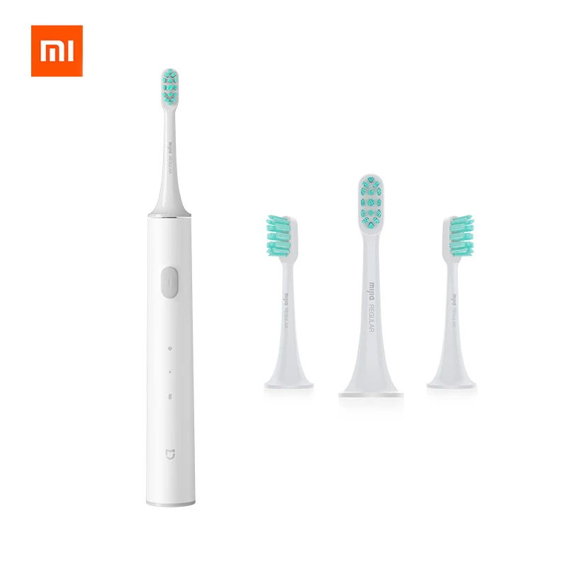 Оригинальная Xiaomi Mijia Sonic электрическая зубная щетка T300 высокочастотная вибрация Магнето 25 дней Срок службы батареи белый