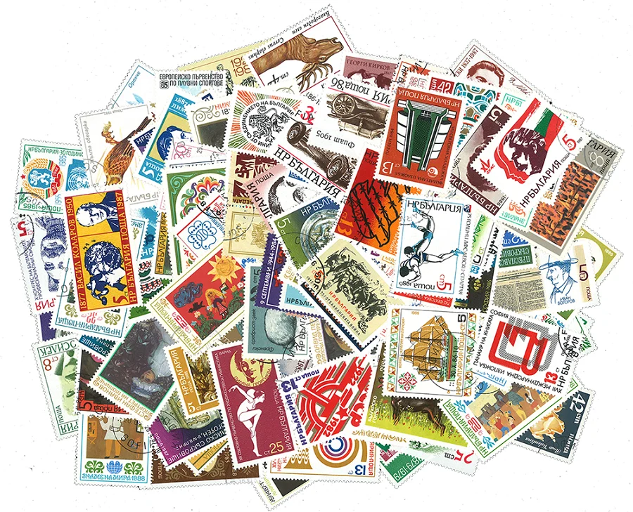 

229Pcs/Lot Bulgaria Stamp All Different NO Repeat with Used Postmark Postage Stamps for Collecting