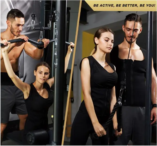 

Women Waist Trainer Vest Slim Corset Neoprene Sauna Tank Top Zipper Weight Loss Body Shaper Shirt